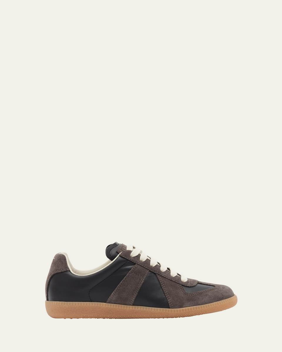 Replica Suede & Leather Sneakers